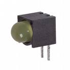 LED 5MM YEL DIFF STD RA W/HOS BULK