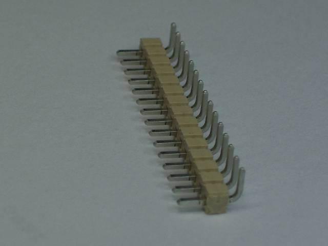 SIPHDR 2.5MM 15P BR PCRA 2/3 WHT BULK 