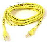 CABLE NETWORK RJ45 25FT STRAIGHT CAT6 YEL ROHS 
