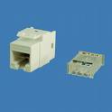 KEYSTONE JACK RJ45 CAT5E WHT