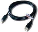 CABLE USB A-B M/M 6FT BLACK