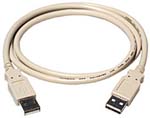 CABLE USB A-A M/M 3FT IVORY