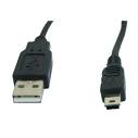 CABLE USB A-MINI USB 5PIN CAMERA 6FT BLACK