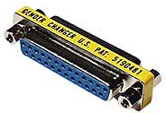GENDER CHANGER DB25F-DB25F SLIM