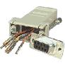 MODULAR ADAPTER RJ45/DB9F W/KEY IVORY