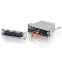 MODULAR ADAPTER RJ45/DB25M W/KEY GREY