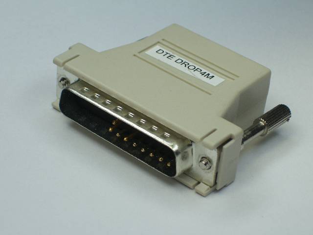 MODULAR ADAPTER RJ45/DB25M W/KEY IVORY