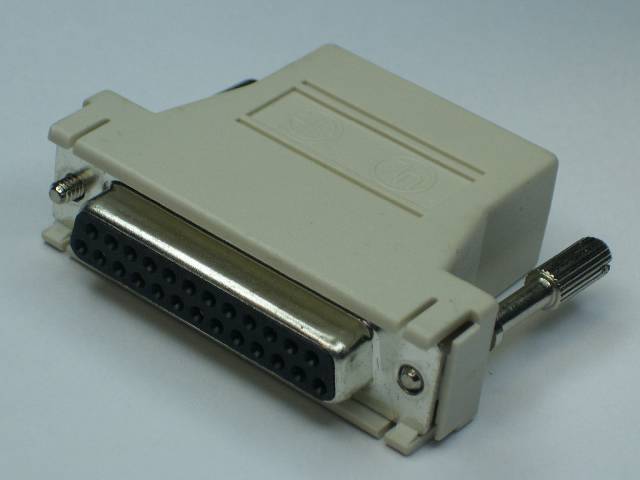 MODULAR ADAPTER RJ45DB25F IVORY