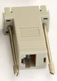 MODULAR ADAPTER RJ45/DB9F W/KEY BGIGE