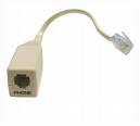 FILTER RJ11/RJ11 6P2C M/F BEIGE