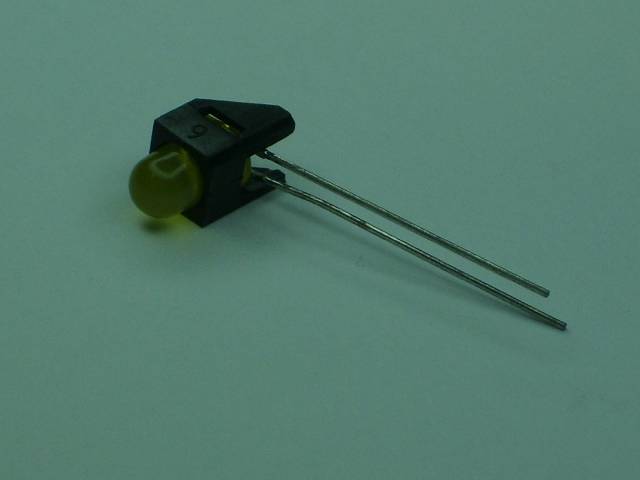 LED 5MM YEL DIFF STD RA BULK