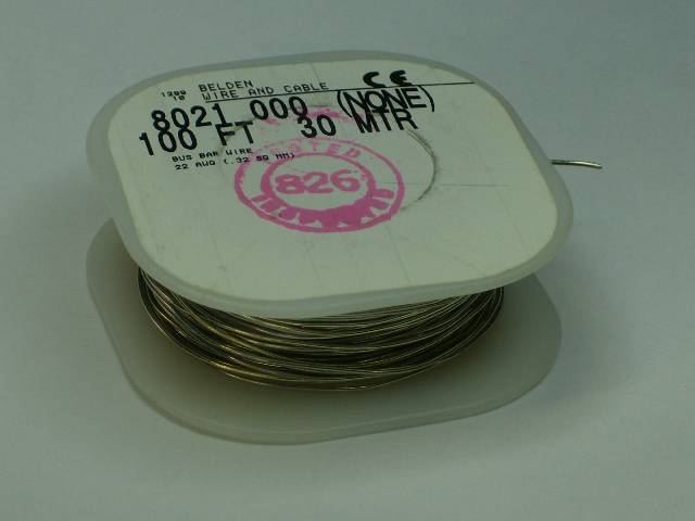 WIRE BUS BAR 22AWG SOLID 100'/SPOOL