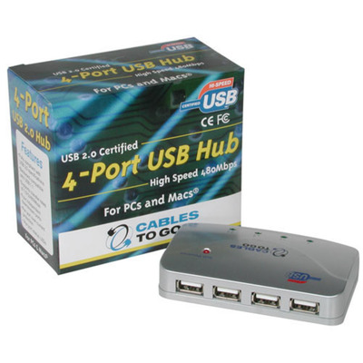 USB HUB 4 PORT WITH POWER SUPPLY