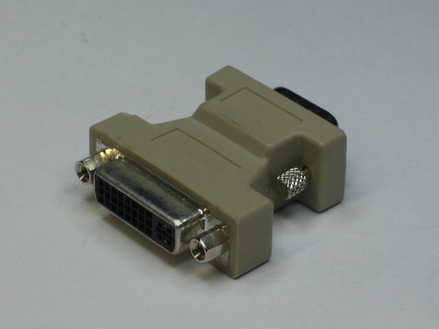DVI ADAPTER DVI-29F/HD15M (VGA) IVORY