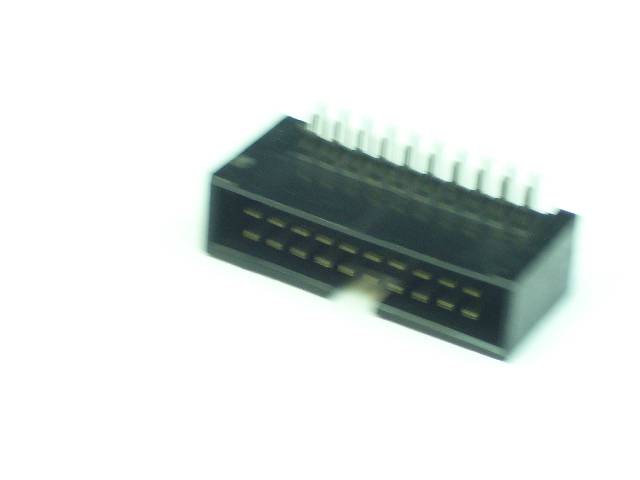 HDR SHRD 20P PCRA 2.5MM BLK