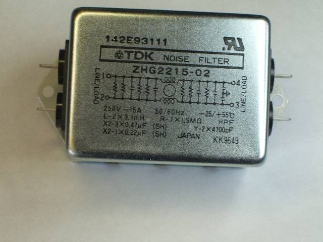 FILTER IN-LINE AC15A 250VAC QTAB CHMNT