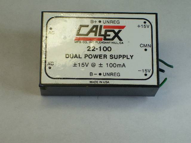 PSU AC-DC +15V,-15V 100MA 5PIN (USED)