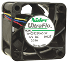 FAN DC12V , 0.73A 1.5X1.5X1.10 IN W/WIRE