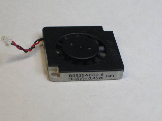 FAN DC5V 0.45W 35X35X6MM W/W/CONN (USED)