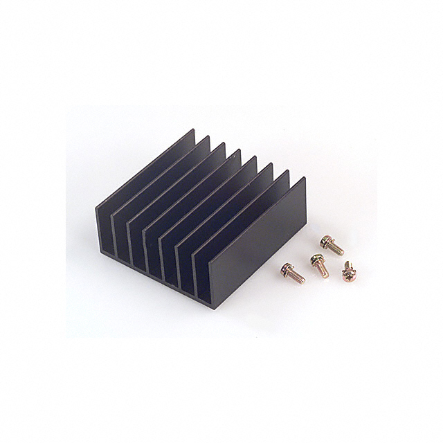 HEATSINK 2.40X2.28X.95IN BLK W/SCREW