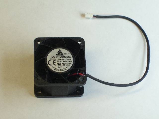 FAN DC12V 0.60A 1.5X1.5X1.10 IN (2WIRE W/CONN) ROH