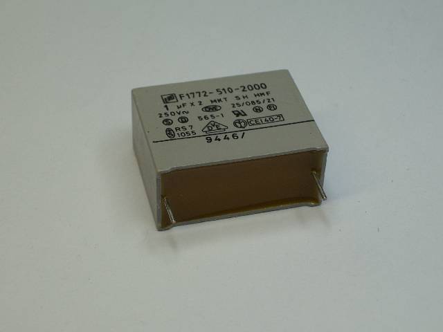 CAP FILM RDL 1UF 250V  27LS 