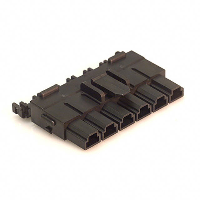 HOUSING 6POS BLACK (ROHS)