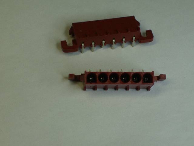 CONN MISC 6PIN PCRA  BROWN