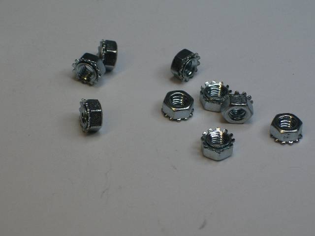 NUT HEX 3.28MM INDIA 6.91 ODIA 3.90MM HEI W/WASHER