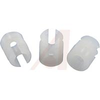 SPACER NYLON 6.5MMOD 3.30MM INDIA NATURAL (ROHS)