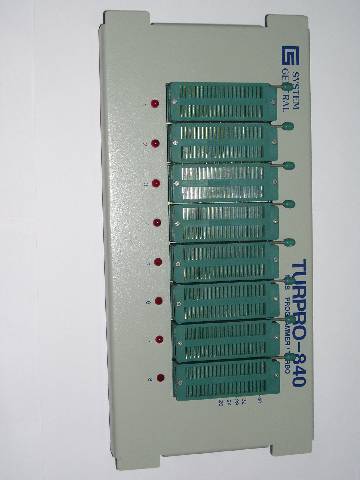 PROGRAMER 40PIN ZIF X 8 SOCKET OPEN BACK PANEL