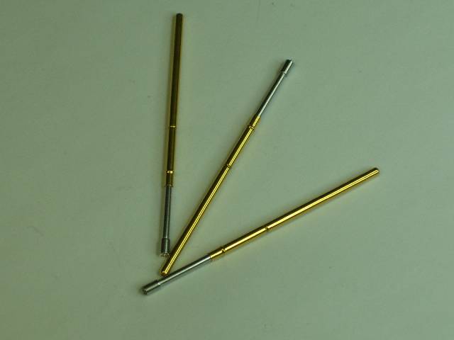 PIN POGO SPRING LOADED GOLD/TIN