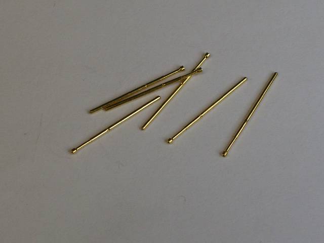 PIN POGO SPRING LOADED GOLD