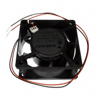 FAN DC 12V 2.35X2.35X1 IN W/2WIRE 8"LONG