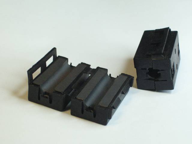FERRITE CABLE SHIELD RND 6MM BLACK