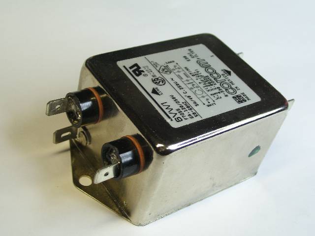 FILTER IN-LINE AC 6A 120/250V QT CHASSIS MOUNT