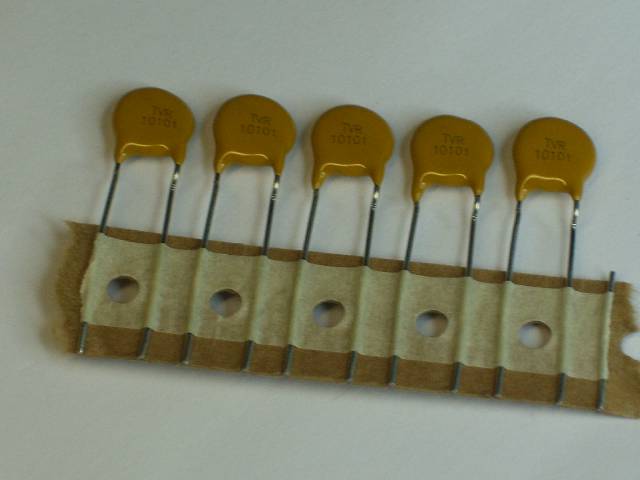 VARISTOR DISC RDL 10MM 7LS ON TAPE ROHS
