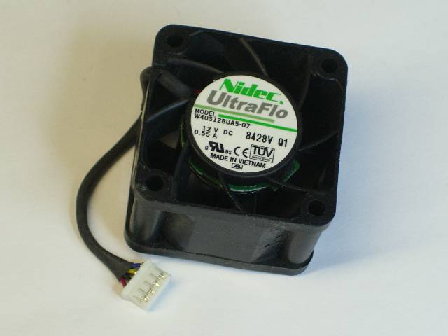 FAN DC 12V 0.55A 1.5X1.5X1.10 IN W/W CONN 1.5