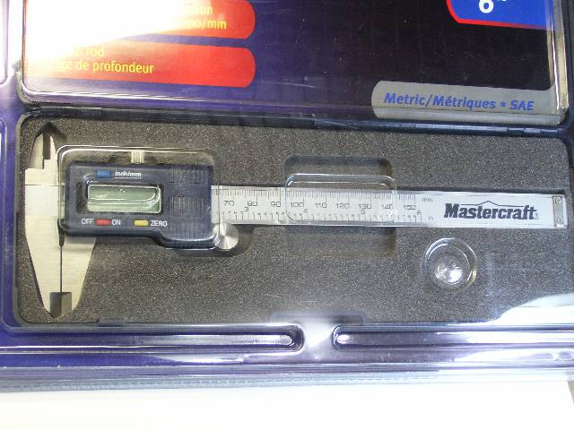 TOOL CALIPER METREC LCD INCH TO MM