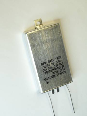 CAP LYT RDL FLAT PAK 330UF 420V