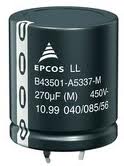 CAP LYT RDL 270UF 450V 20% 30X30MM 10LS SNAP IN RO