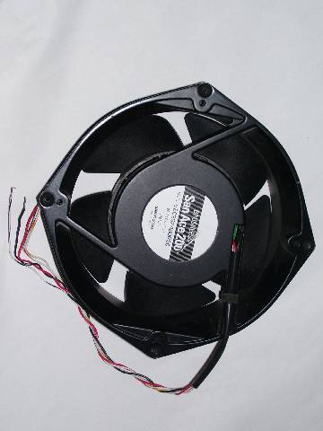 FAN DC24V 1.5A 8X3IN WIRE 12IN METAL