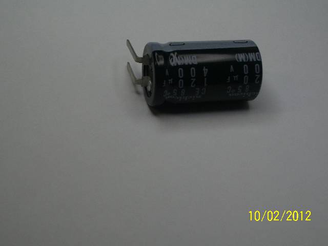 CAP LYT RDL 120UF 400V 20X35MM 11LS 20% 85C