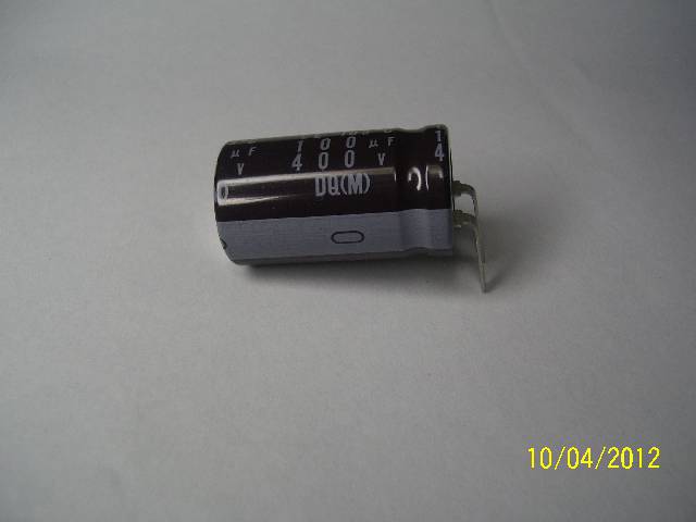 CAP LYT RDL 100UF 400V 20X35.5MM 10LS 20% 105C